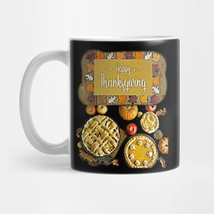 Happy Thanksgiving (pies) Mug